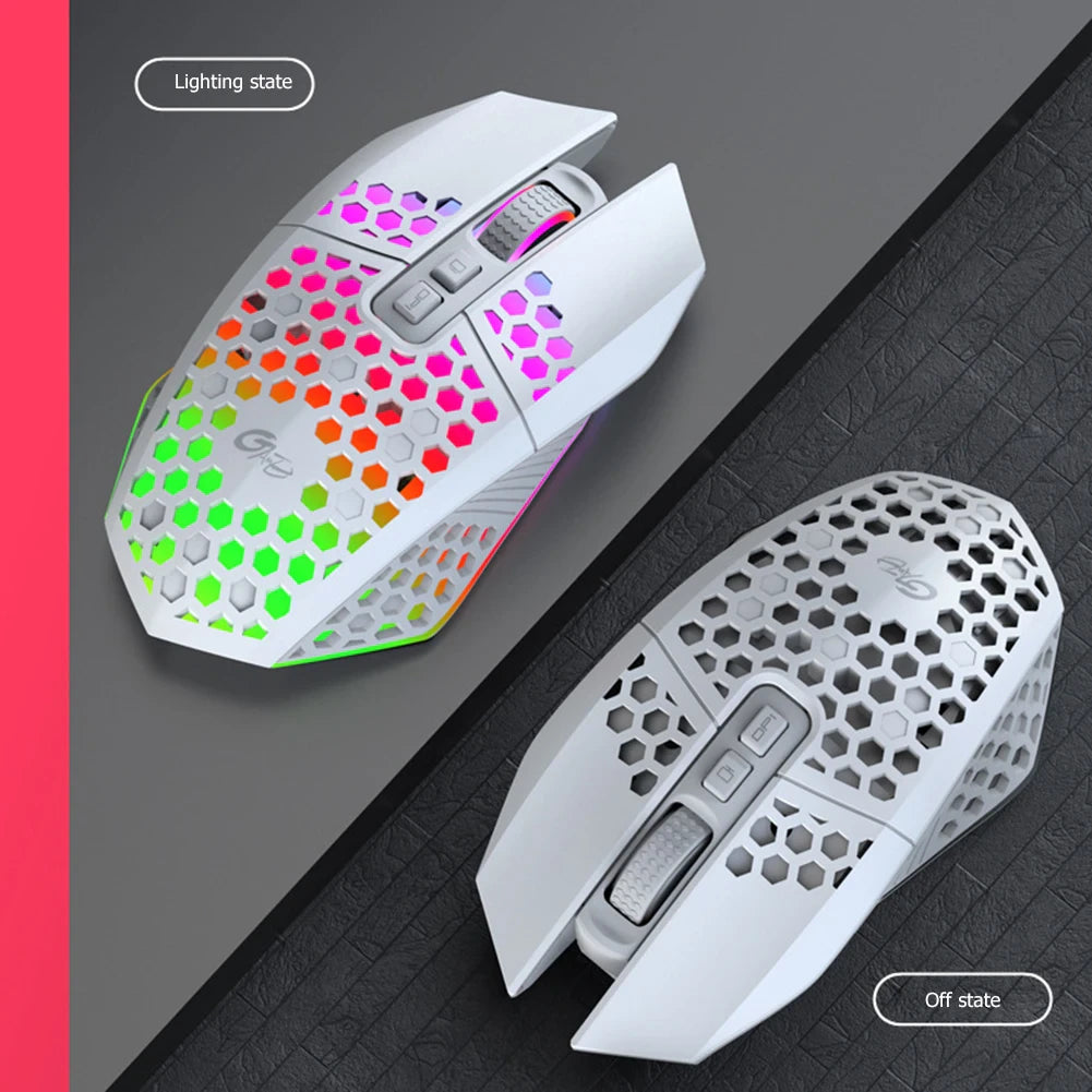 8 Keys Rechargeable 2.4G Wireless Mouse