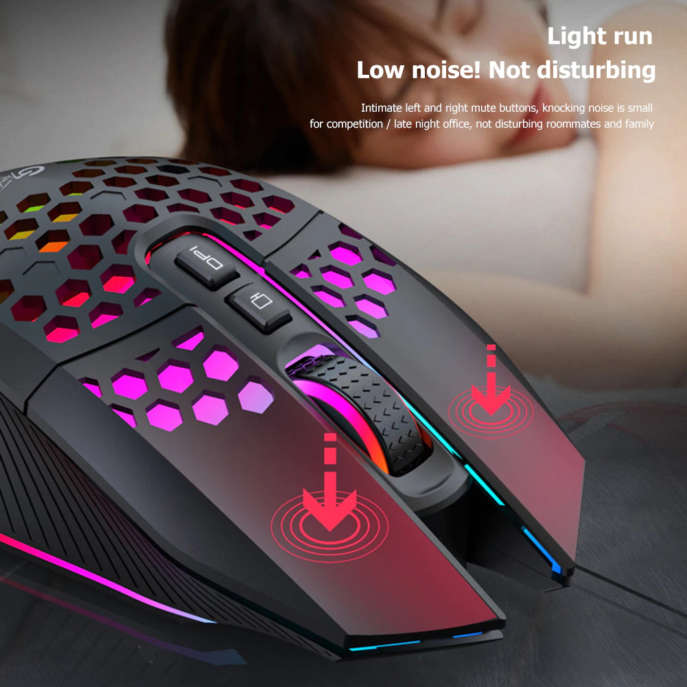 8 Keys Rechargeable 2.4G Wireless Mouse