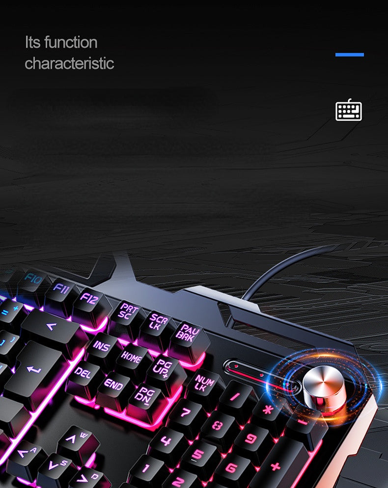 Gaming Keyboard + Mouse + Headset