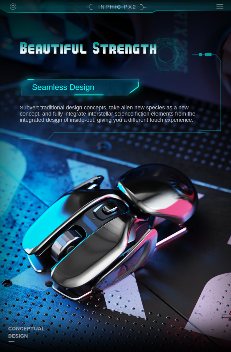 PX2 Metal Wireless Mouse