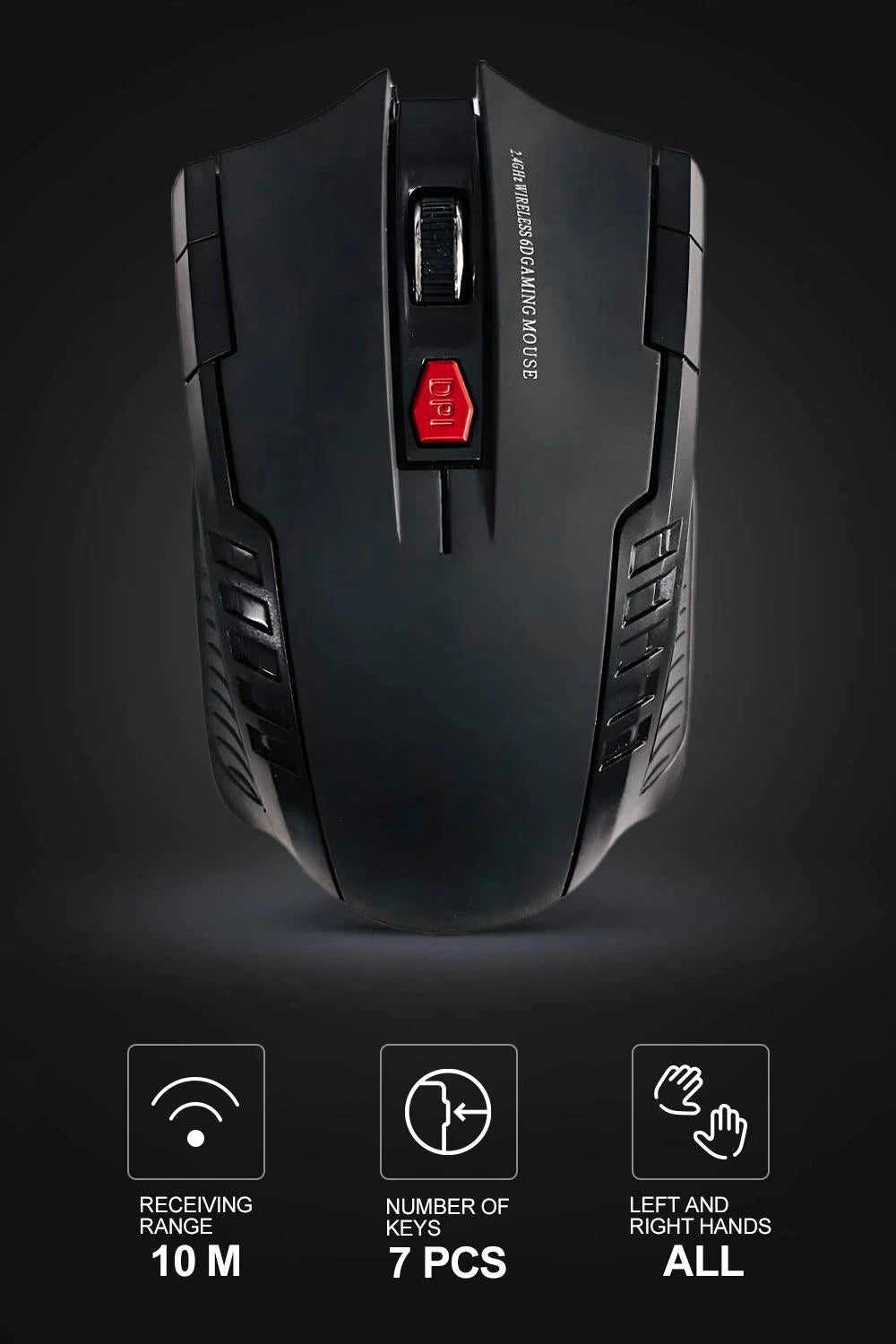 6 Keys Wireless Gaming Mouse